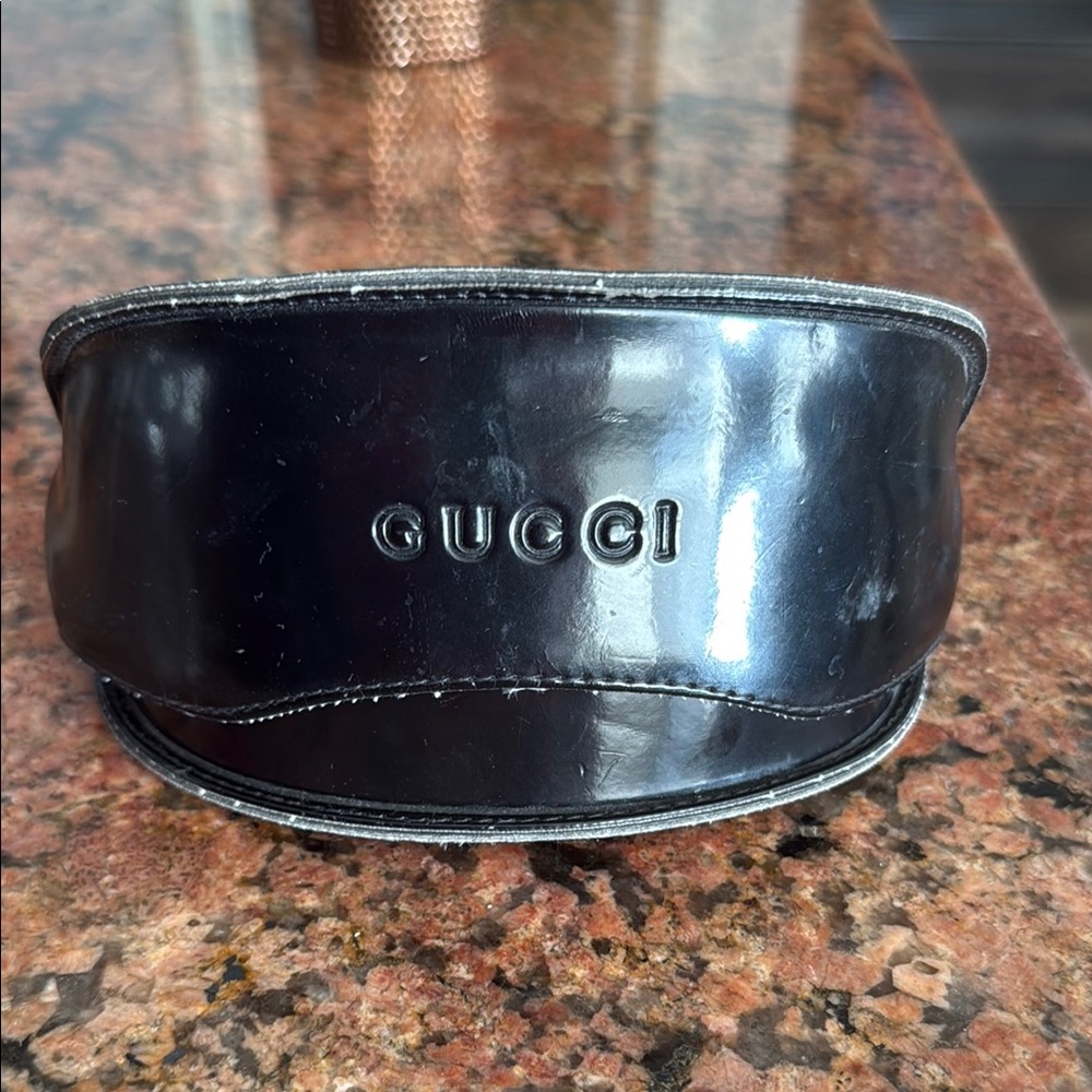 Gucci Glossy Leather Sunglass Case